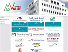 Tablet Screenshot of max-value-tower.de